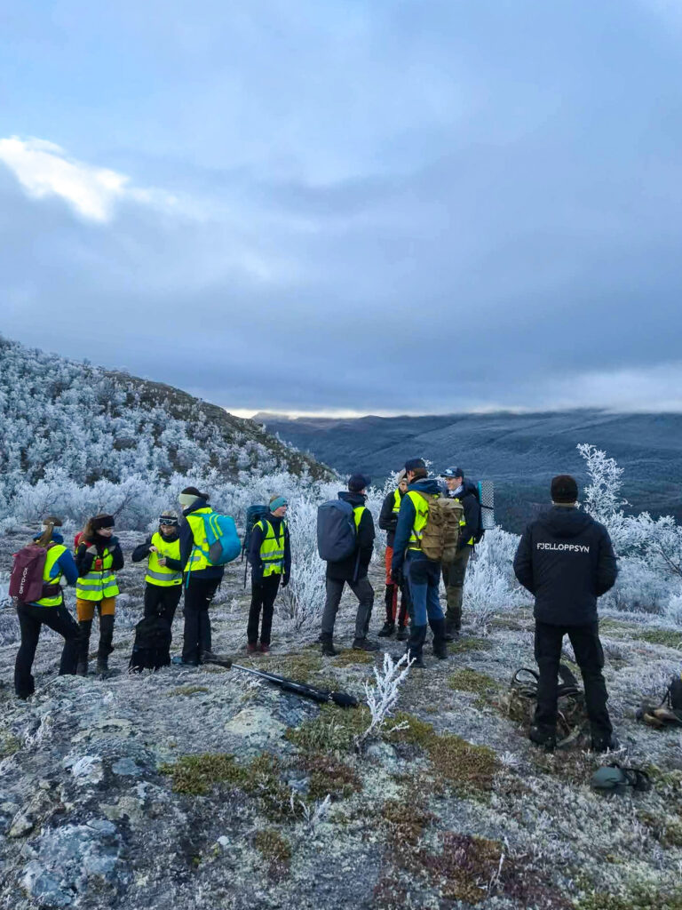 Friluftslivelevane på storviltjakt