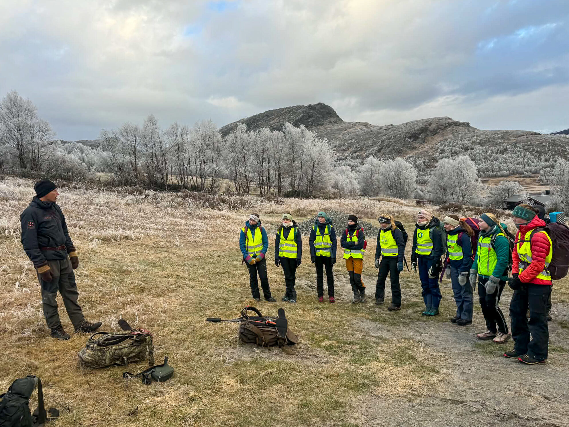 Friluftslivelevane på storviltjakt