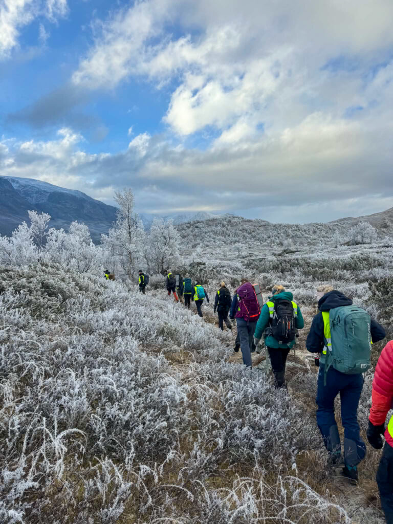 Friluftslivelevane på storviltjakt